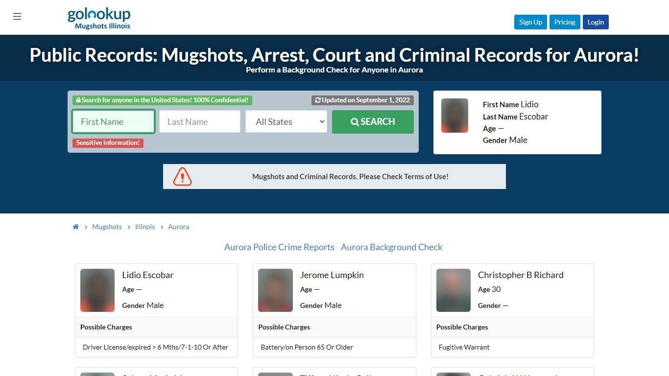 Mugshots Aurora, Arrest Records Aurora - golookup.com